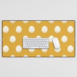 Shells (Yellow) Desk Mat