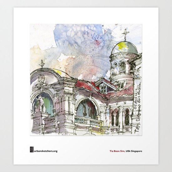 Tia Boon Sim, "The Singapore Art Museum" Art Print
