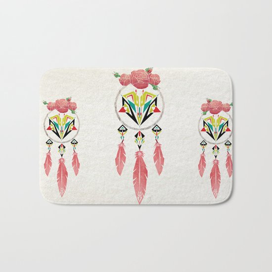 dream flowers Bath Mat