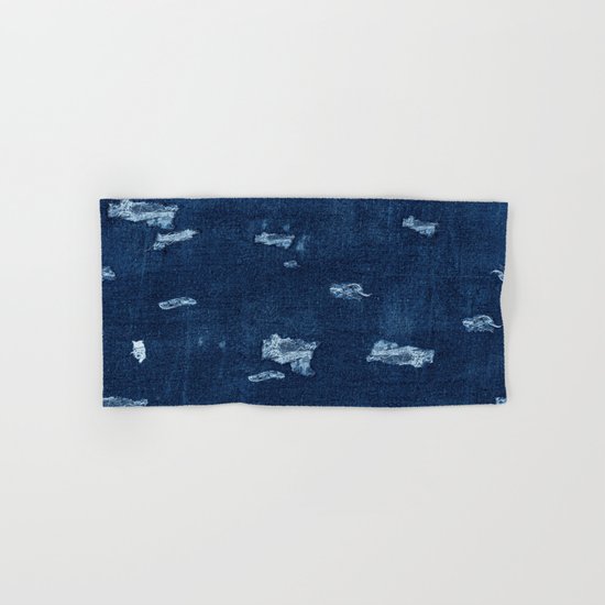 Patched Jeans Hand & Bath Towel