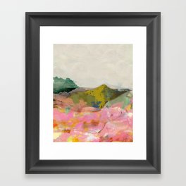 summer landscape Framed Art Print