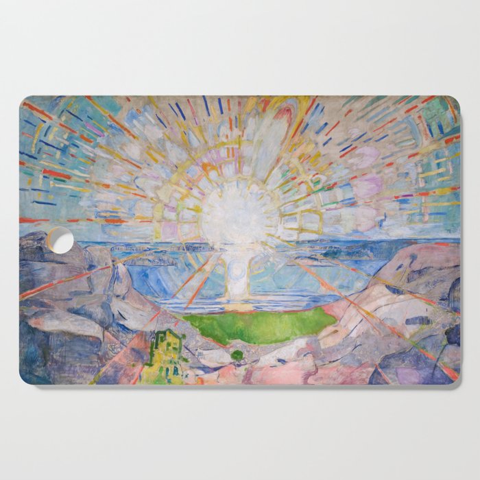The Sun 1911 Edvard Munch Cutting Board