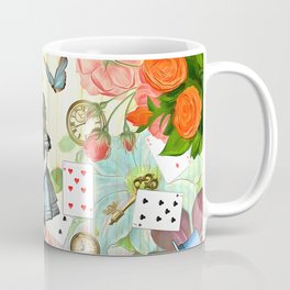 Alice In Wonderland Vivid Collage Coffee Mug