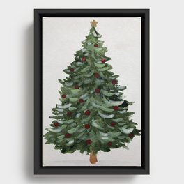 Christmas Tree Framed Canvas