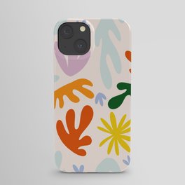 Rainbow Matisse Pattern iPhone Case