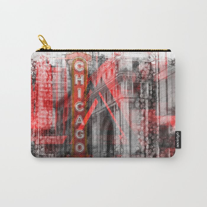 Chicago | Geometric Mix No. 4 Carry-All Pouch