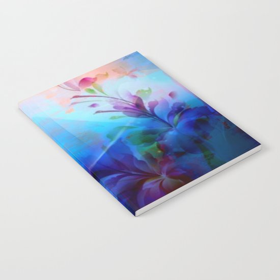 Sunset Painterly Floral Notebook