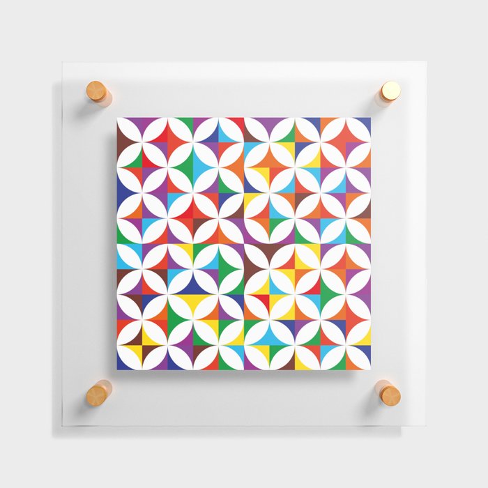 Geometric Stars Floating Acrylic Print