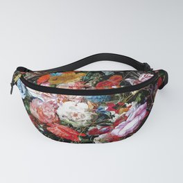 Flower Collage Fanny Pack