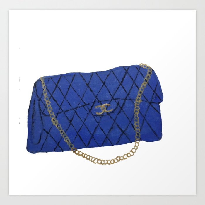 Blue hotsell designer purse