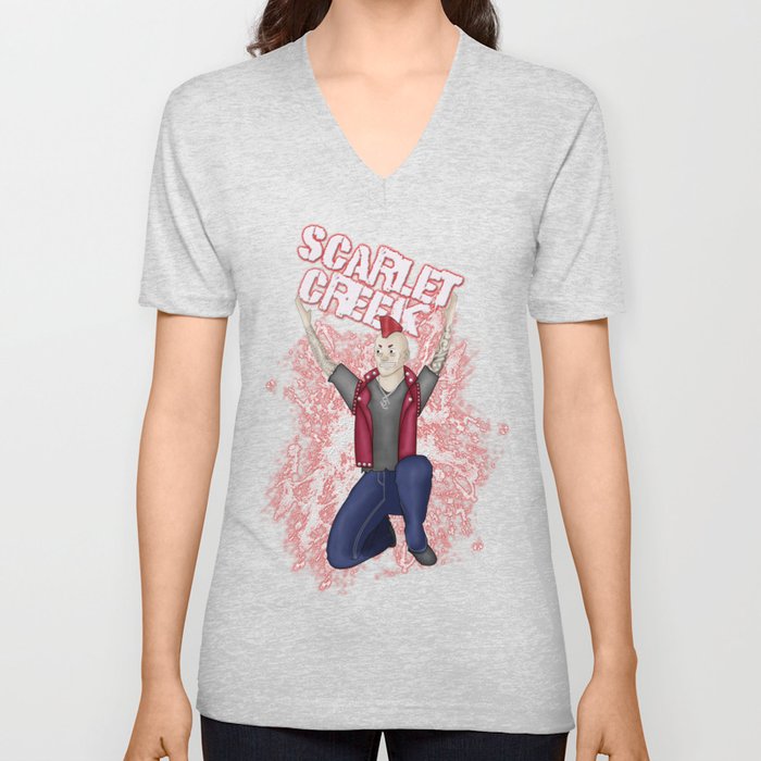 Scarlet Creek Punk Rock Kids Band T-Shirt V Neck T Shirt
