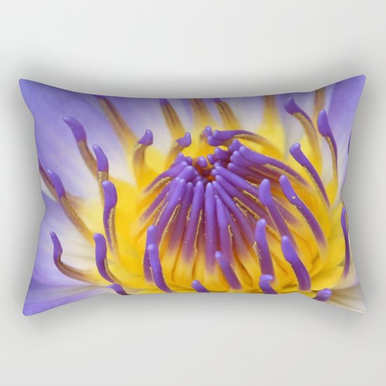 The Lotus Flower Rectangular Pillow
