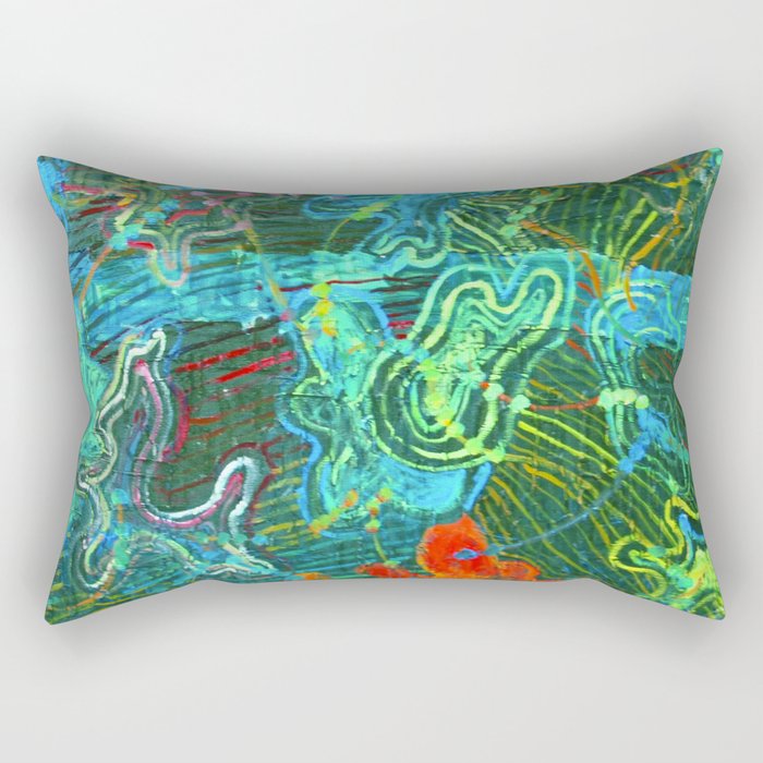 amoeba's sounds - horizon Rectangular Pillow