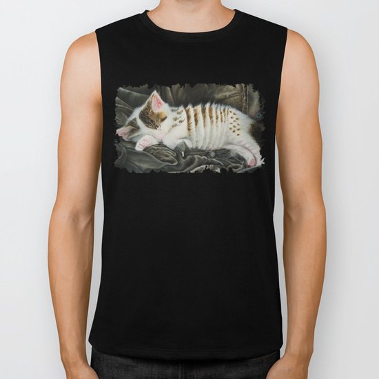Sleeping Accordion Biker Tank