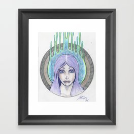 Violet Framed Art Print
