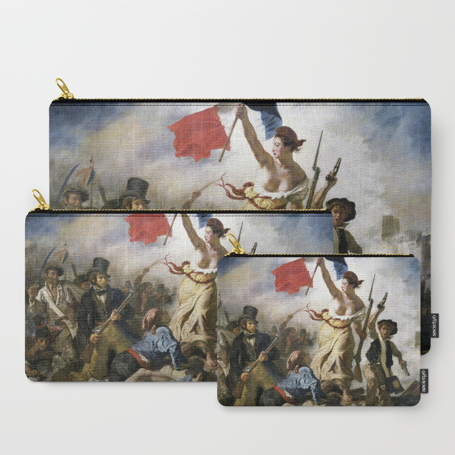 Lady Liberty Of The French Revolution Carry All Pouch By Hhprint