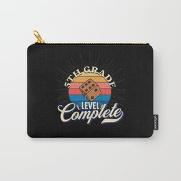 5th Grade Level Complete Gamer Class Graduation Carry-All Pouch