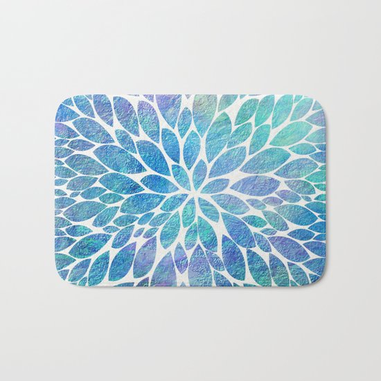 Petal Burst #8 Bath Mat