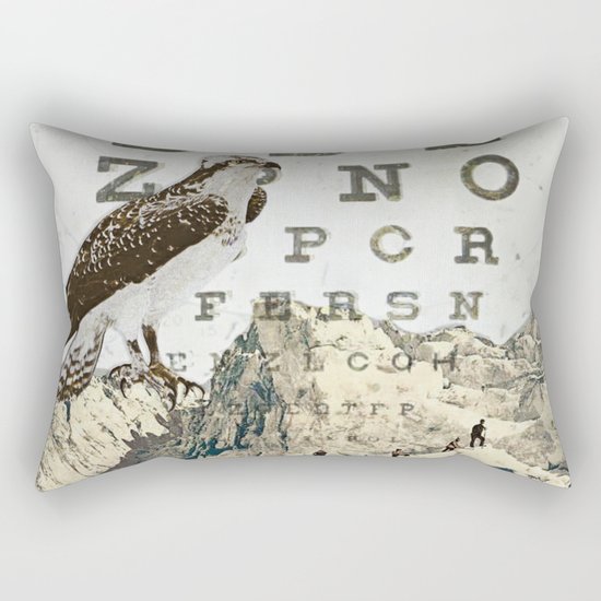 eye chart II Rectangular Pillow