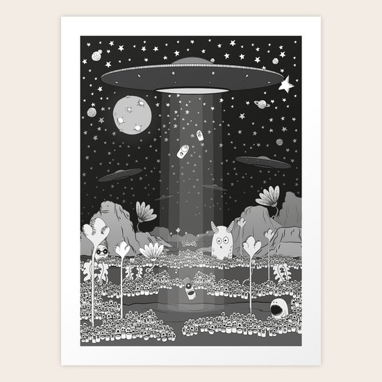 The Visit Art Print