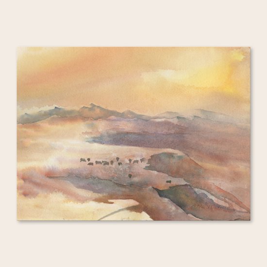 Foothill Grazing Canvas Print
