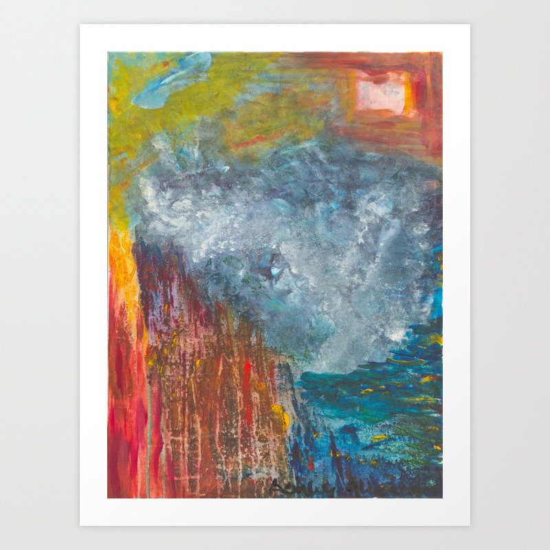 Looking Up From The Depths Art Print By Courageouslyindependent
