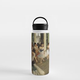 The Dancing Class 1874 By Edgar Degas | Reproduction | Famous French Painter Water Bottle