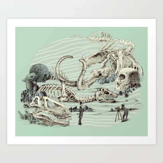 The Lost Beach Art Print