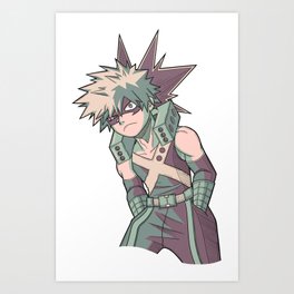 Bakugou Art Prints For Any Decor Style Society6