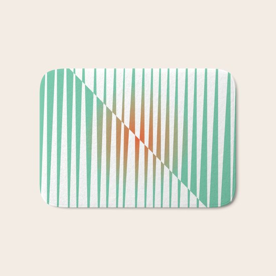 geometric 1 Bath Mat