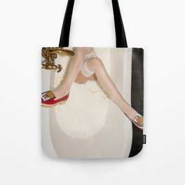 The queen is thirsty. Really, really thirsty Tote Bag