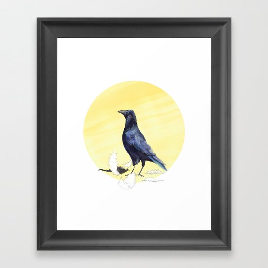 Crow Framed Art Print