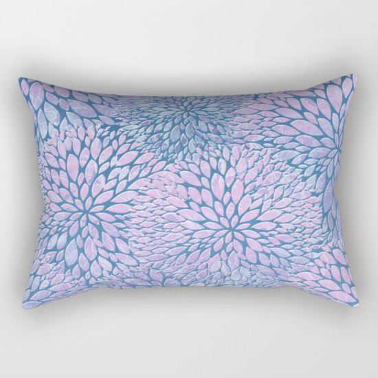 Frozen Petals Rectangular Pillow