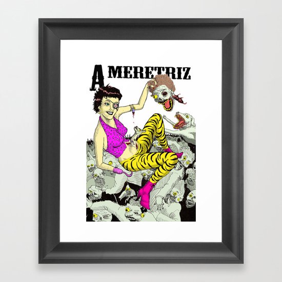 A meretriz Framed Art Print