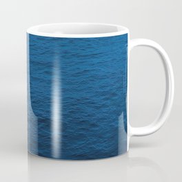 Dark Waters Coffee Mug | Landscape, Vibrant, Cool, Ocean, Blue, Sky, Photo, Beach, Black, Mysteriouswaters 