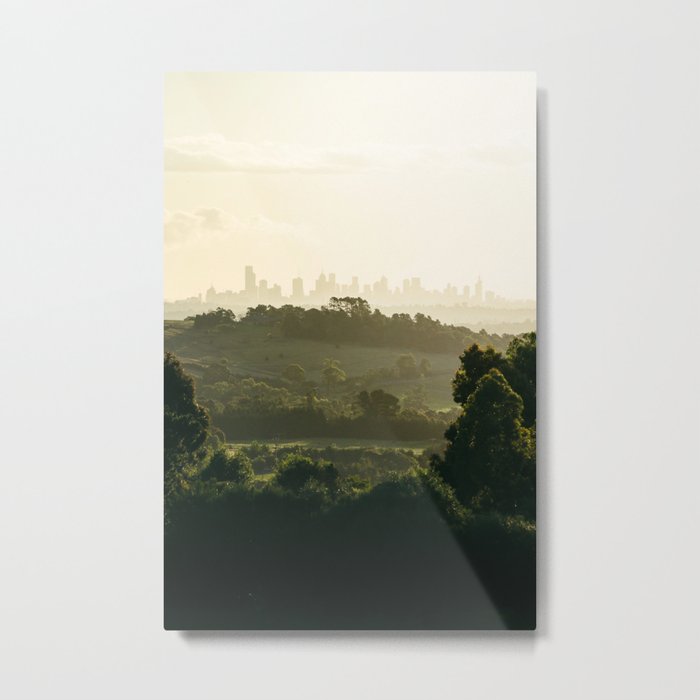 Melbourne skyline  Metal Print