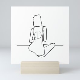 Backside of a Babe Mini Art Print