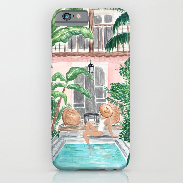 Moroccan Dream - Blonde Hair (Other Hair & Skin Tones Available) iPhone Case