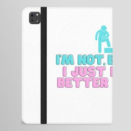i'm not bossy i just have better ideas funny quote t shirt funny leadrship gifts iPad Folio Case