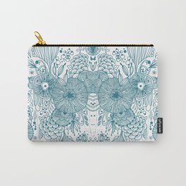 ABSTRACT BLUE Carry-All Pouch
