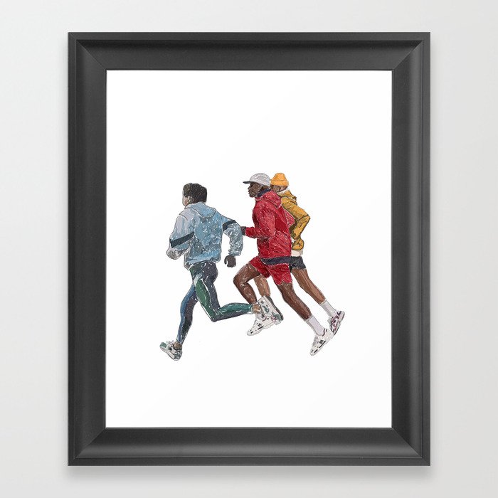 Running Club Framed Art Print