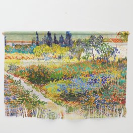 Vincent Van Gogh Flower Garden Landscape Wall Hanging