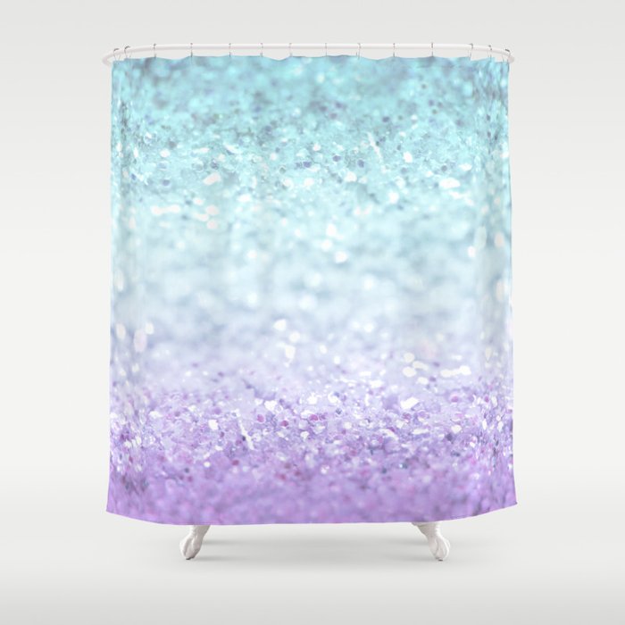 Mermaidians Aqua Purple Shower Curtain By Monikastrigel Society6