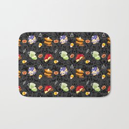 Magical Fall Snacks Bath Mat | Wizard, Painting, Dessert, Autumn, Potter, Fall, Harry, Witch, Halloween, Sweets 
