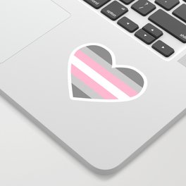 Demigirl pride heart Sticker