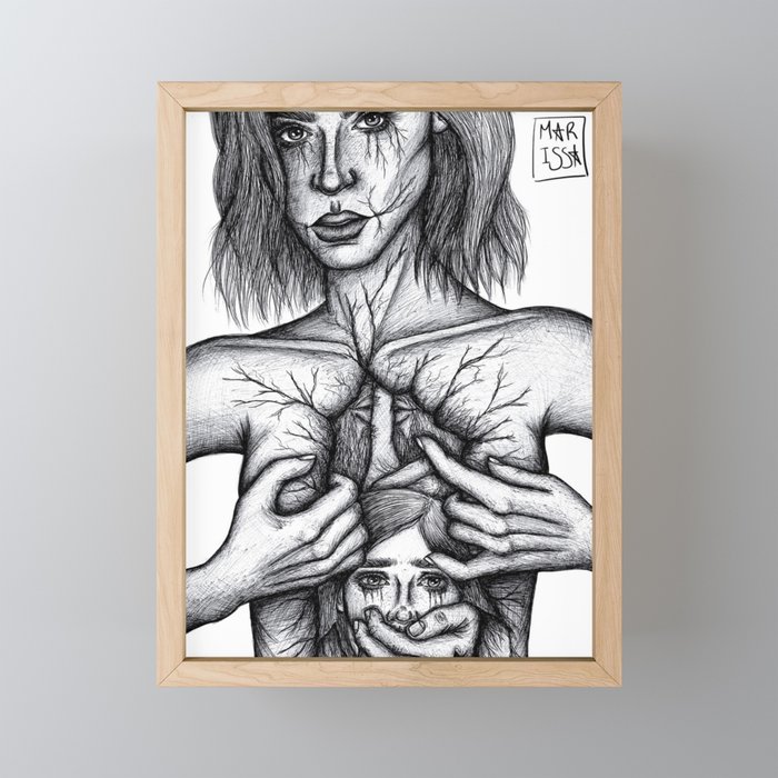 Me Too Framed Mini Art Print