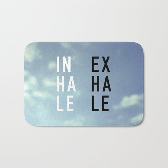 Inhale Exhale Bath Mat
