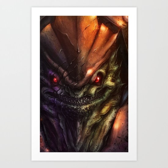Wrex Art Print