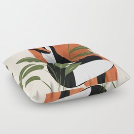 Abstract Female Figure 20 Floor Pillow