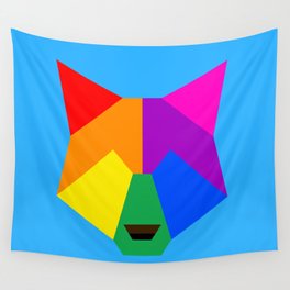 Pride wolf Wall Tapestry